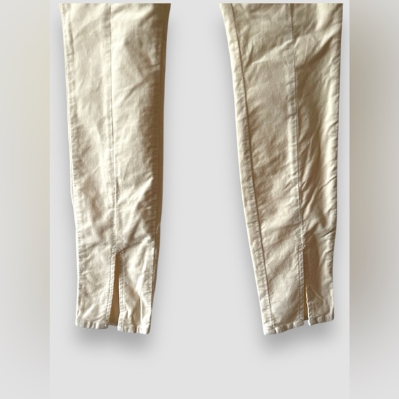 L'AGENCE Jyothi Velvet High Rise Split-Ankle Jeans Champagne Womens Sz 25 NWOT - Picture 10 of 10